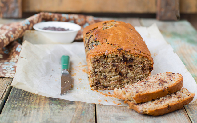 Pão recheado com chocolate