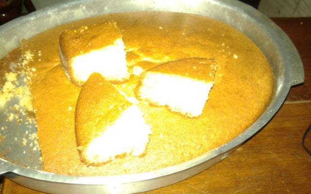 Bolo de farinha de milho (super fácil)