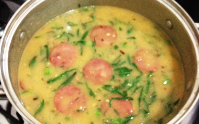 Caldo verde super gostoso