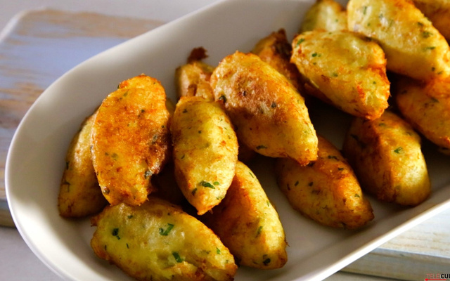 Bolinho de bacalhau com mandioquinha
