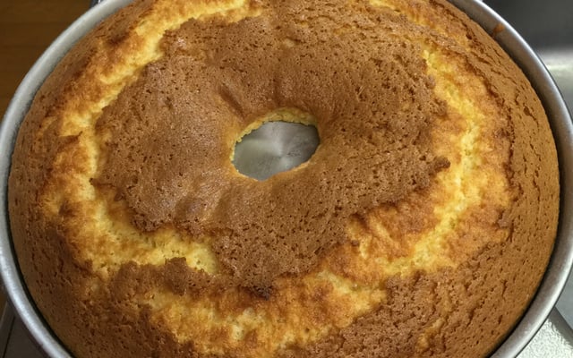 Bolo de fubá fofinho