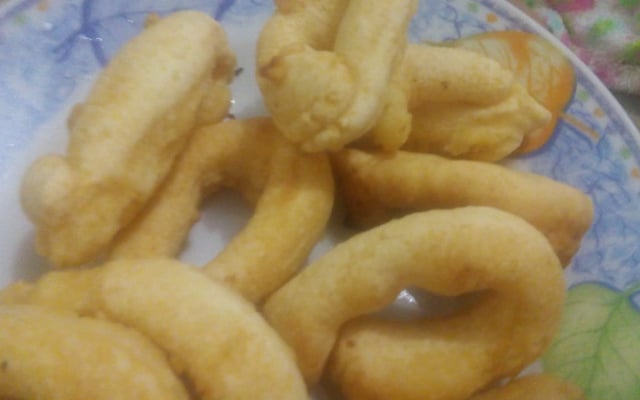 Bolinho frito de tapioca