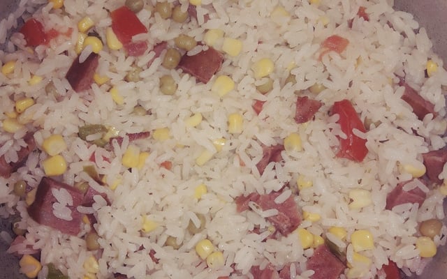 Arroz temperado à Kamila