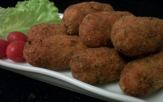 Croquete de bacalhau