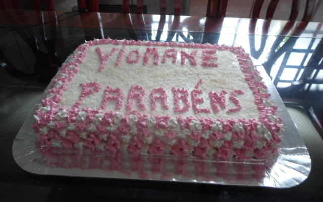 Bolo Branco de Liquidificador