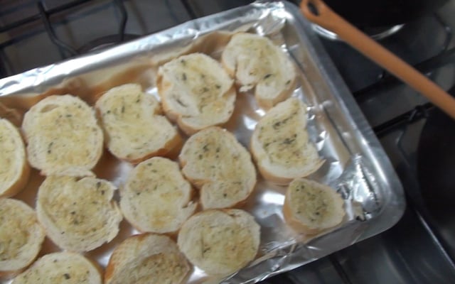 Torradas ao alho