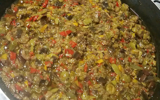 Patê de berinjela no azeite