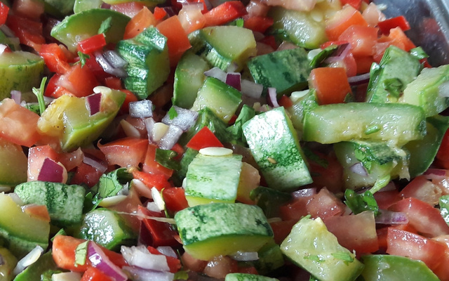 Vinagrete de abobrinha