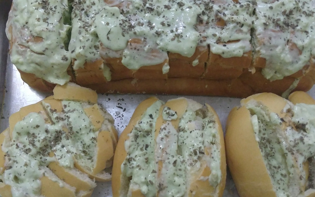 Pão de alho caseiro