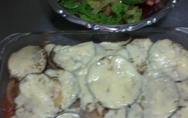 Berinjela com carne moída (light)