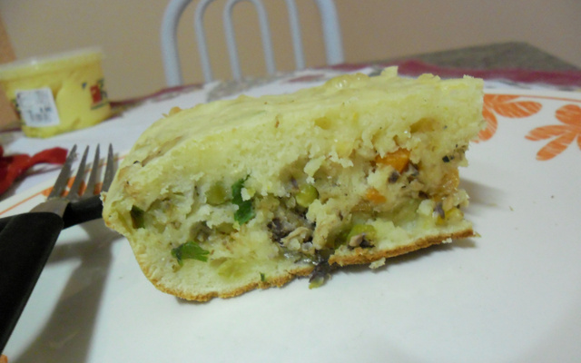 Torta deliciosa de sardinha