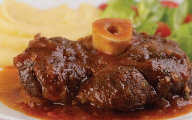 Ossobuco com alho poró