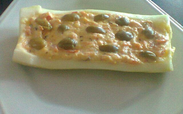 Abobrinha recheada supimpa