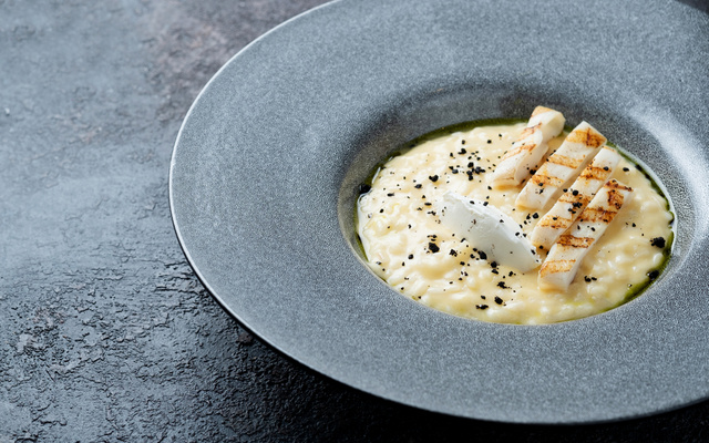 Risoto com cream cheese