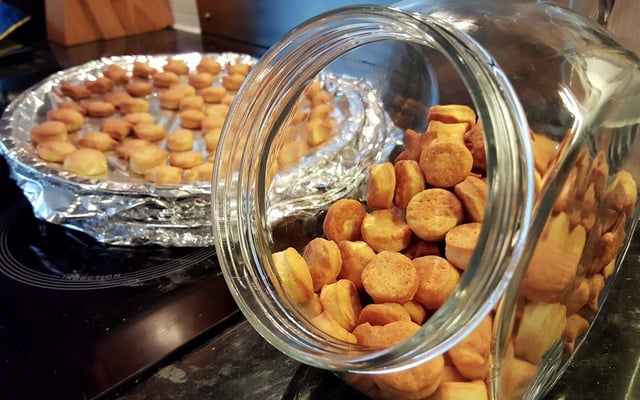 Biscoito de queijo prático