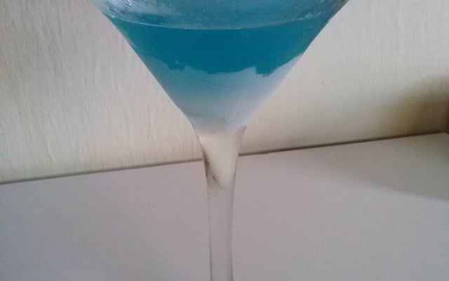 Blue japanese slipper