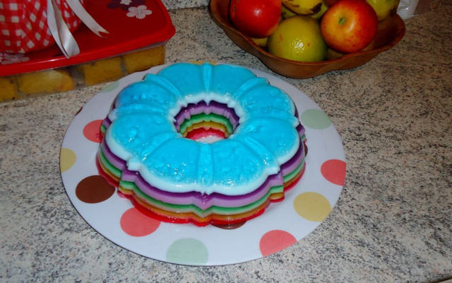 Arco-Iris de Gelatina