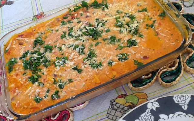 Filé de peixe ao forno