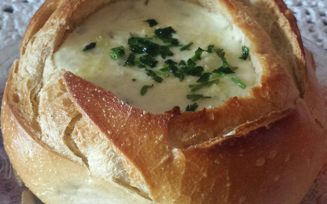 Sopa creme de palmito