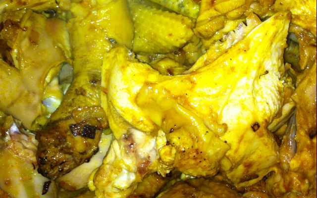 Frango caipira do interior