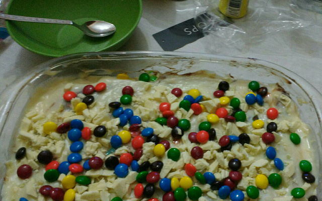 Pavê de baunilha e chocolate