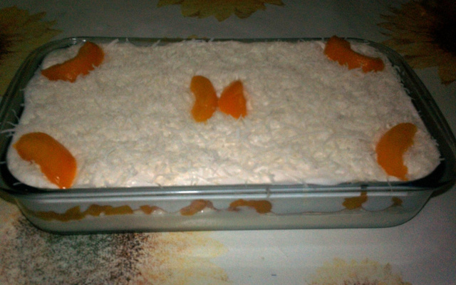 Torta deliciosa de pêssego