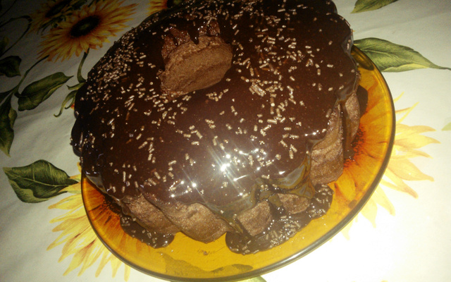 Bolo de micro-ondas de chocolate da Angélica