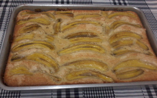 Torta fácil de banana