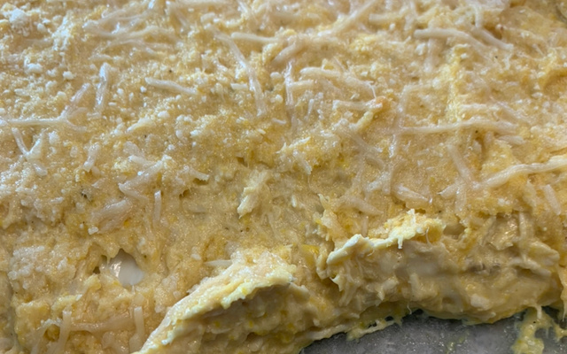 Frango com creme de milho