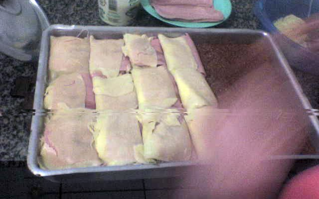 Macarrão escondidinho da Tyvinha