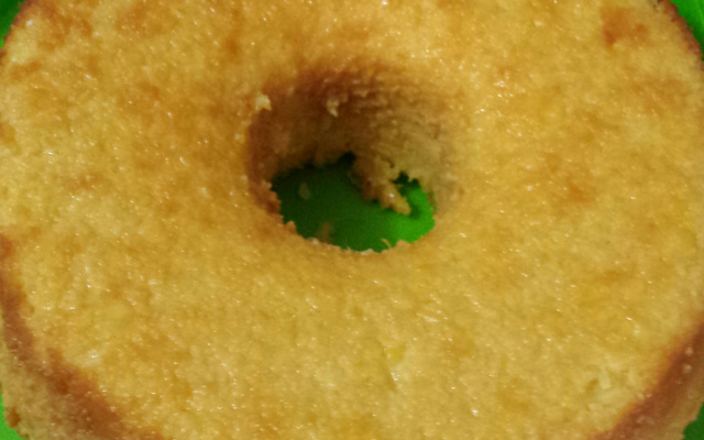 Pudim de milho com coco