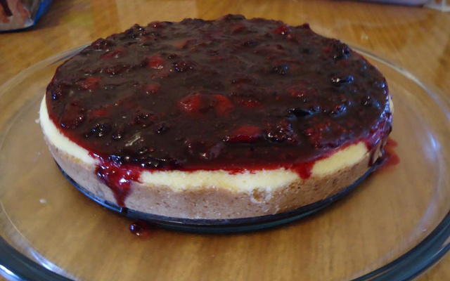 Cheesecake de frutas vermelhas especial