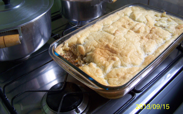 Souflé de carne moída