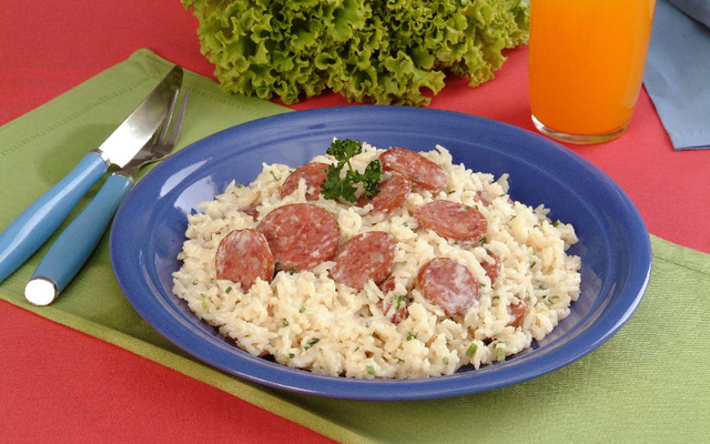 Arroz cremoso de última hora