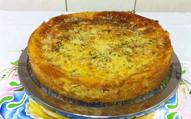 Torta bauru de forno