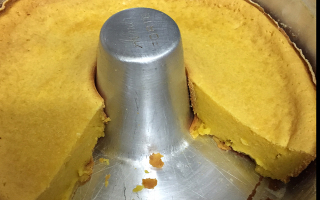 Bolo de milho no liquidificador