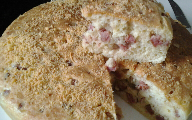 Massa de bolo salgado