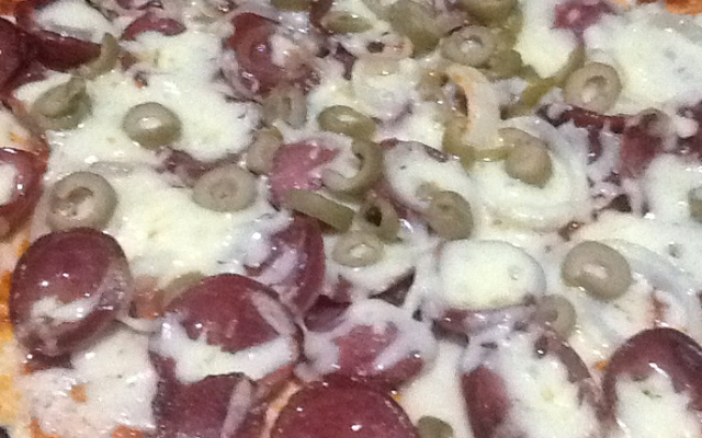 Massa de pizza simples