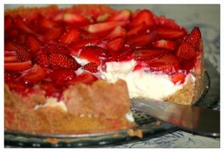 Torta de morango fantástica