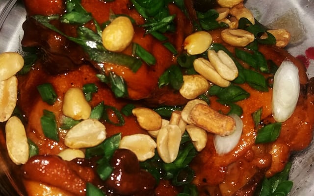 Frango com shoyu e mel