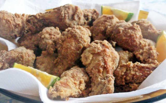 Coxa de frango empanada