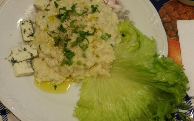 Risoto de palmito cremoso