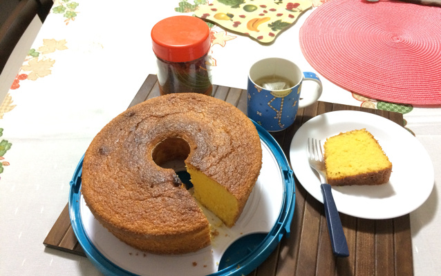 Bolo de milharina