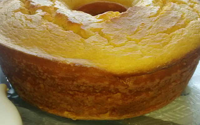 Bolo de milho com milharina