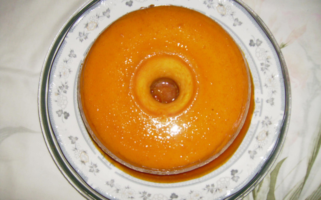 Pudim de leite condensado com leite ninho