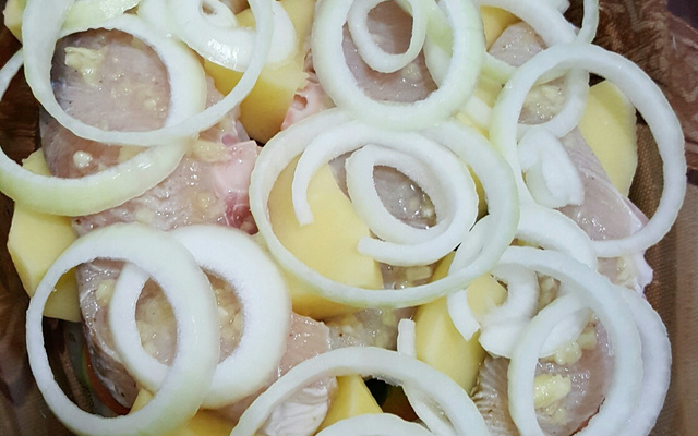 Peixe ao forno Dom Helio