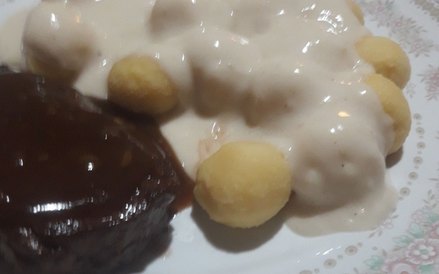 Massa ao molho tipo fondue 