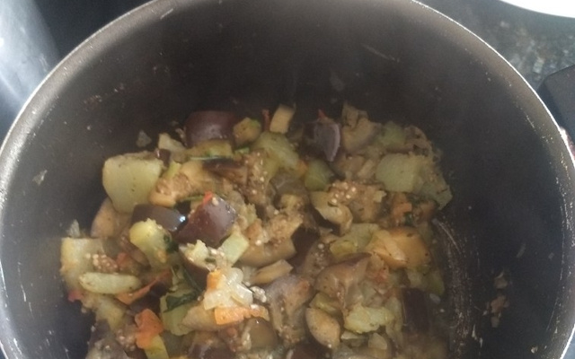 Berinjela com chuchu