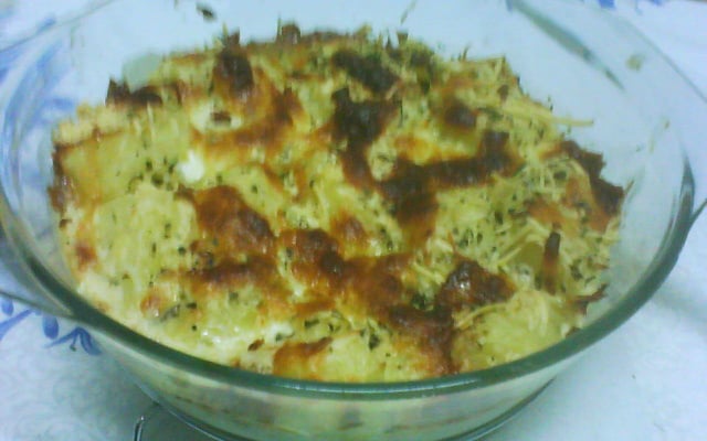Batata gratinada