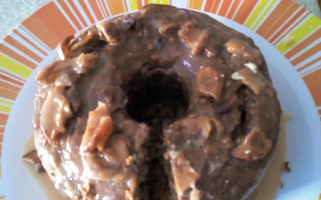 Bolo Integral de Maçã e Banana Sem Lactose